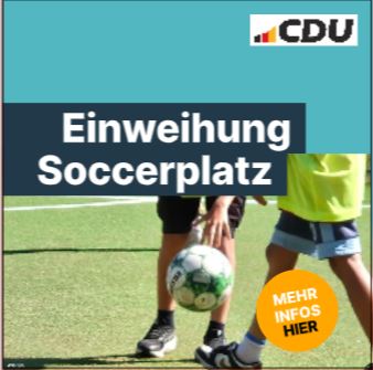 Soccerplatz eröffnet – Ein starkes Signal für unsere Jugend